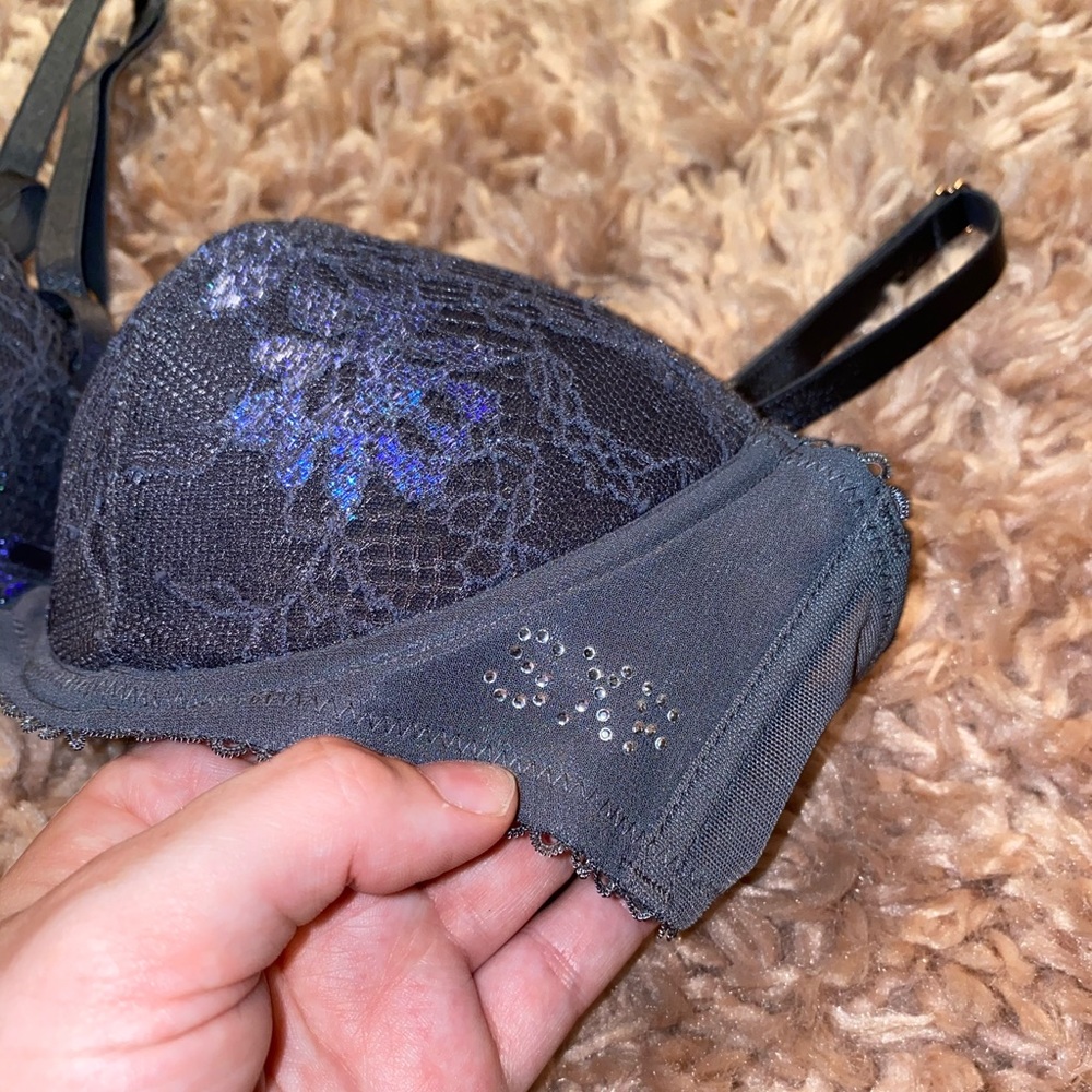 SavageXFenty Black Pearl Balconette Bra